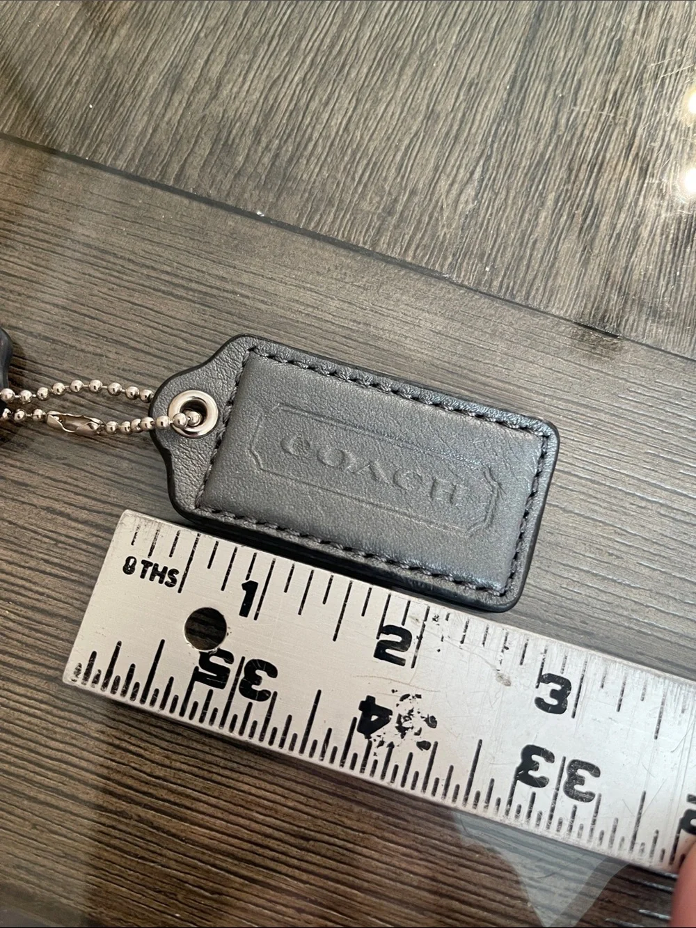 Coach Madison Op Art Ikat Isable Replacement Hangtags Only Dark Navy & Gunmetal